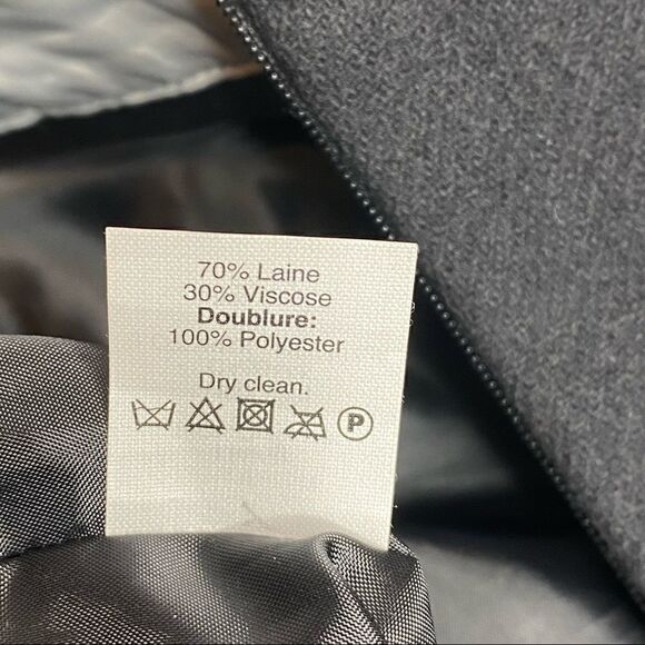 J. Crew Factory black wool pencil skirt size 0 - Picture 14 of 16